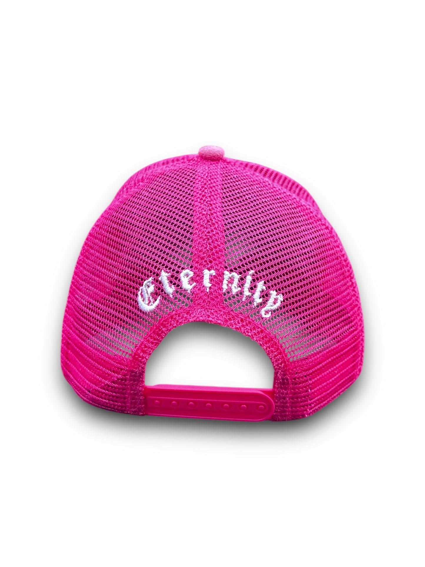 Pink Suede trucker
